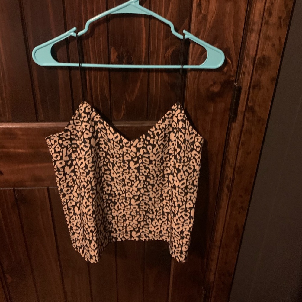 Leopard cami